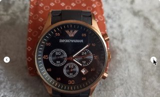 Reloj Emporio Armani AR5905 Cronógrafo Negro y Dor
