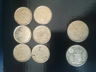 Lote 67 monedas antiguas españolas