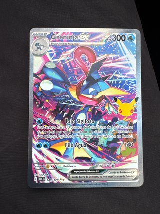Greninja EX 148/128 Carta Pokémon