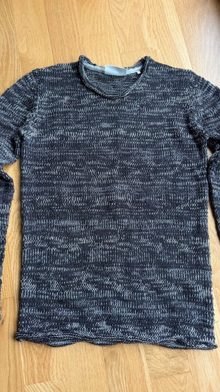 Jersey de punto manga larga cuello redondo