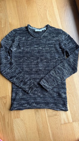 Jersey de punto manga larga cuello redondo