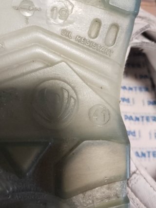 Zapatos de seguridad Panter blancos