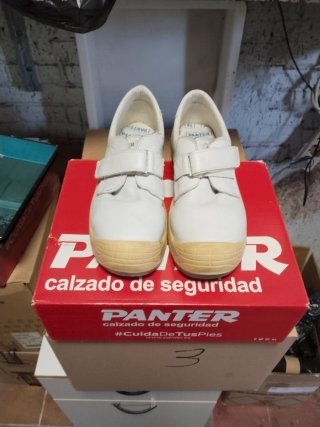 Zapatos de seguridad Panter blancos