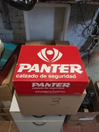 Zapatos de seguridad Panter blancos
