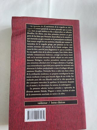 El nacimiento de la tragedia o Helenismo y pesi...