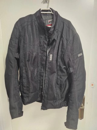 Chaqueta de moto ixs con forro y protecciones