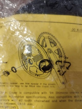 Protector de plato bicicleta