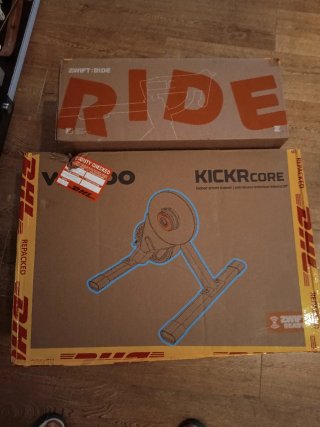 Bicicleta Zwift con Kickr Core 2