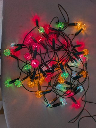 Luces Navidad Vintage Multicolor
