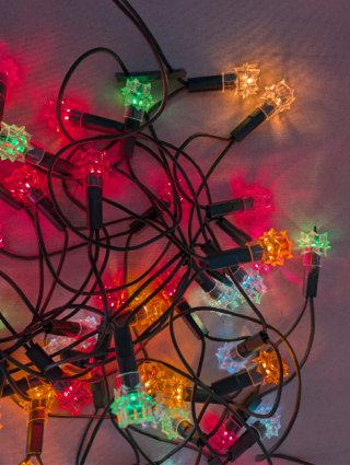 Luces Navidad Vintage Multicolor