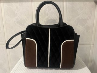 Borsa Tod's Nero e Marrone in Pelle Imbottito