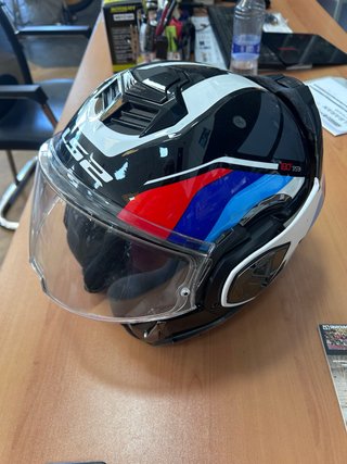 Casco Modular LS2 Negro/Blanco/Rojo/Azul