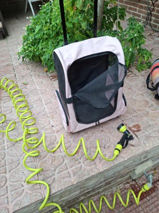 Mochila transportín para perros y gatos
