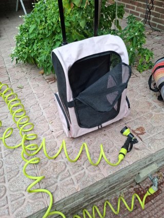 Mochila transportín para perros y gatos