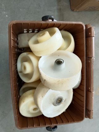 Ruedas de nylon para carretilla