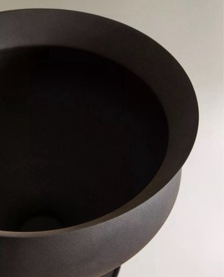 Jarrón VASIJA alta METAL Zara Home Marrón
