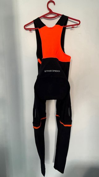 Maillot ciclismo Etxeondo Talla M Rojo/Naranja