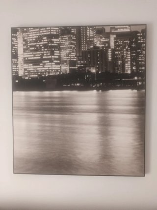 Cuadro Decorativo Skyline Nocturno