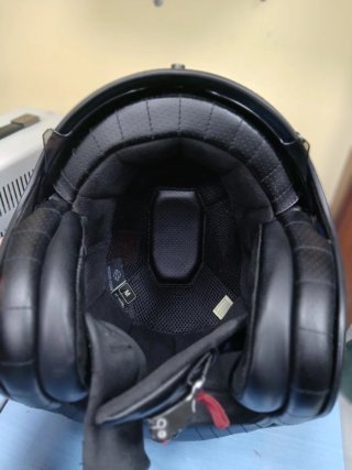Casco Jet Harley Davidson Azul Rayas