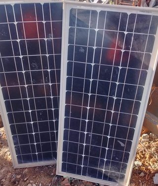 2 Paneles Solares Usados