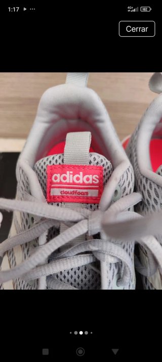 Zapatillas Adidas Grises y Rosas