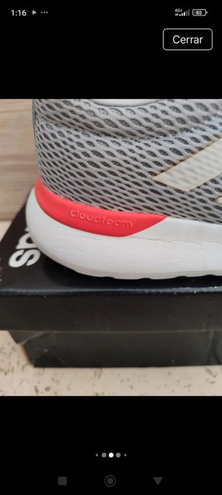 Zapatillas Adidas Grises y Rosas