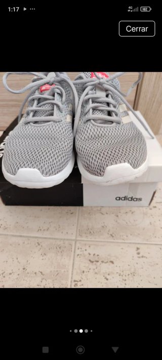 Zapatillas Adidas Grises y Rosas