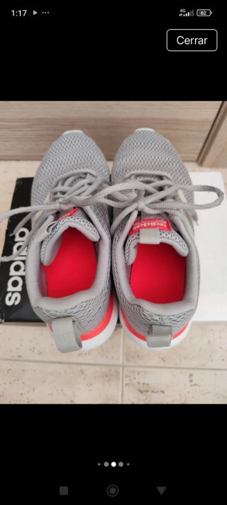 Zapatillas Adidas Grises y Rosas