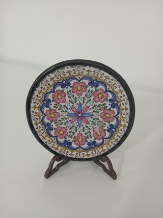 Piatto Ceramica Vintage Ceramar Spagna