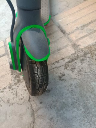 Patinete eléctrico gris