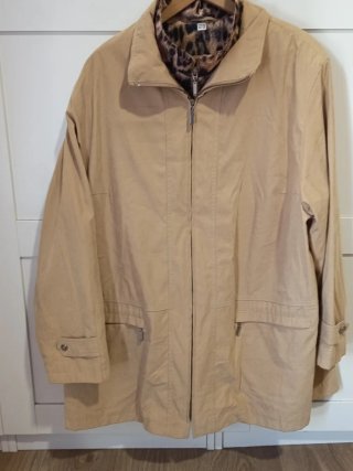 Chaqueta BARISAL Talla 46 Leopardo Beige