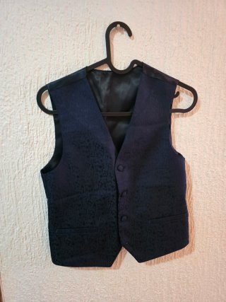 Traje de comunión azul marino niño