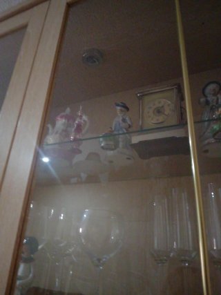 Mueble salón vitrina con luz