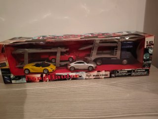 New-Ray LongHauler MAN F2000 bisarca 1:43