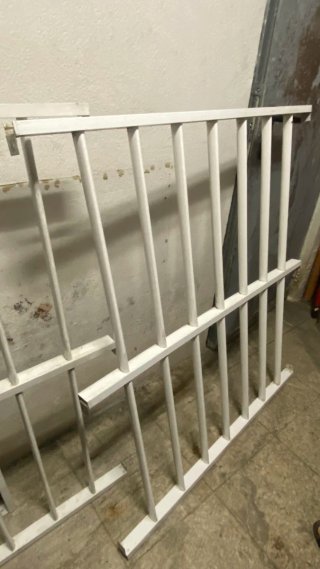 Rejas de aluminio blanco