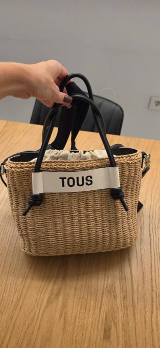 Bolso de rafia TOUS