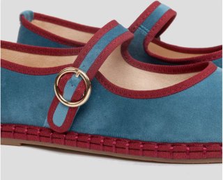 Bailarinas azul y rojo
