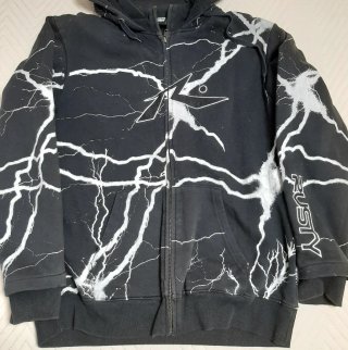 Sudadera Rusty cremallera rayo