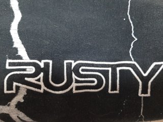 Sudadera Rusty cremallera rayo