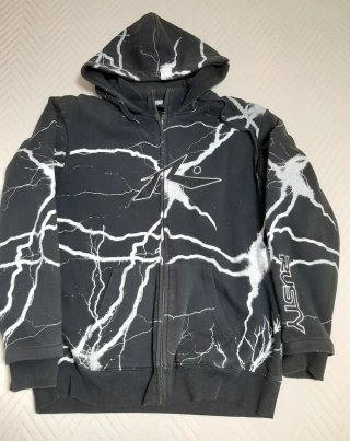 Sudadera Rusty cremallera rayo