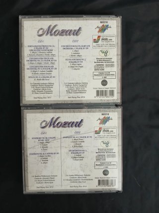 2 CDs Mozart - Clásica Parte 1 y 2