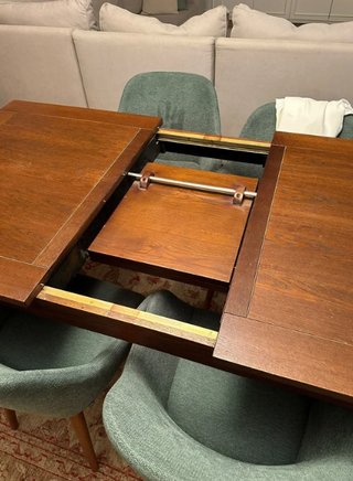 Mesa comedor extensible madera