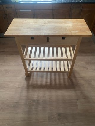 Carro de cocina madera Ikea