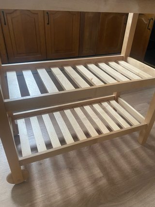 Carro de cocina madera Ikea