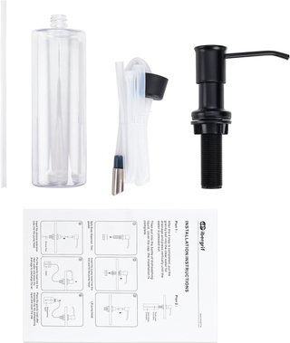 Ibergrif Dispensador de Jabón para encimera M34040