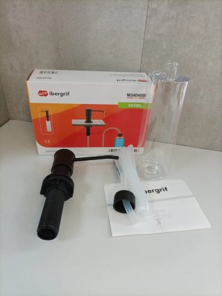Ibergrif Dispensador de Jabón para encimera M34040