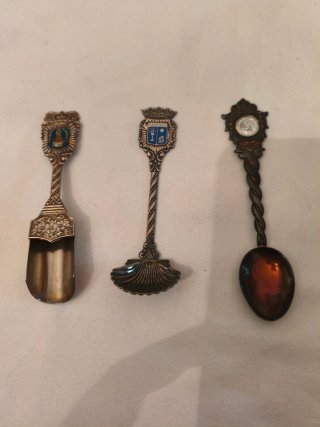 Cucchiaini da collezione in alpaca