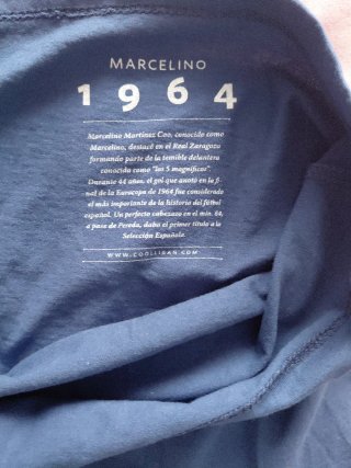 Camiseta Selección Española 1964 Coolligan Azul