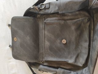 Mochila Negra Piel