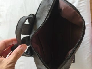 Mochila Negra Piel